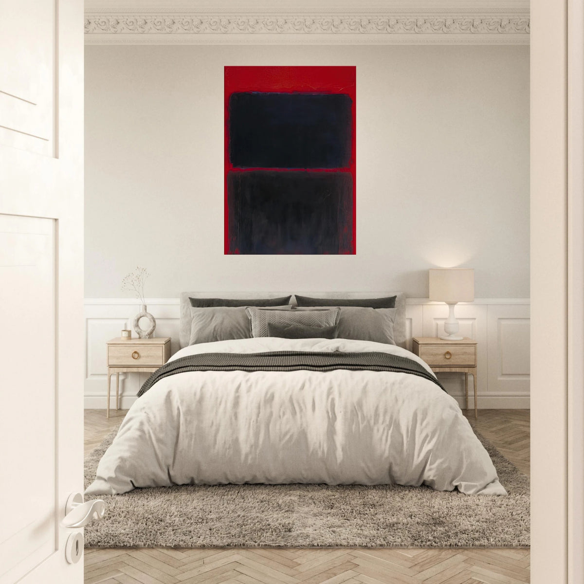 Light Red Over Black - 1957 Canvas | Mark Rothko Canvas | Rothko Prints