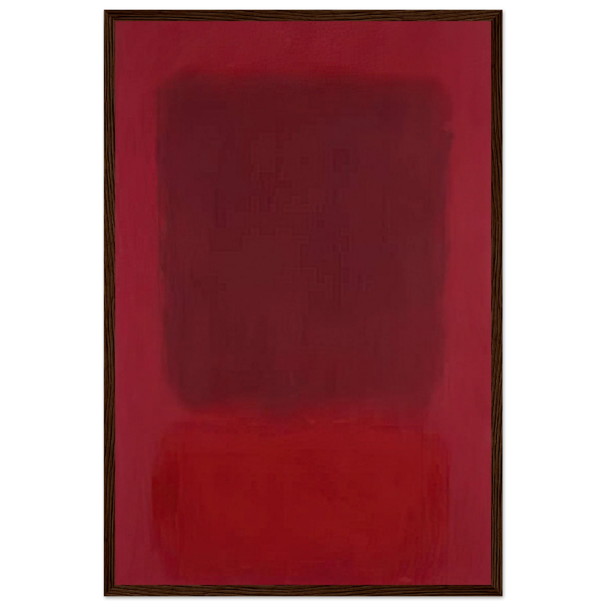 Red and Brown - 1957 Framed Poster | Mark Rothko Framed Prints Wall Art | Rothko Prints