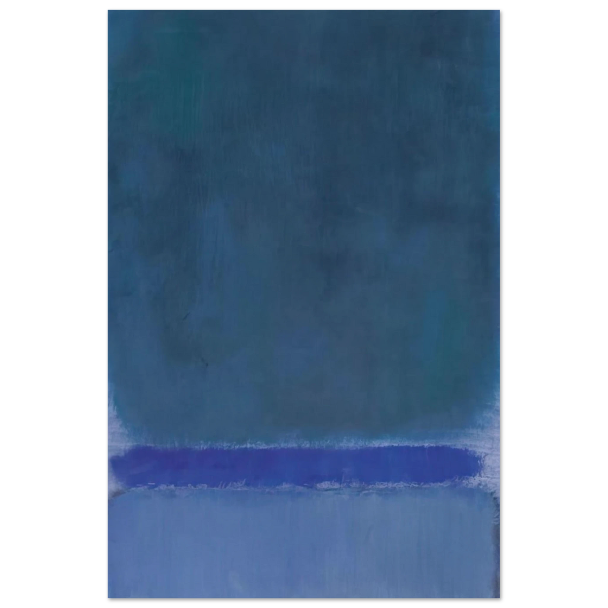 Untitled Green on Blue - 1968 Poster | Mark Rothko Poster | Rothko Prints