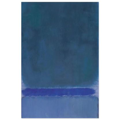 Untitled Green on Blue - 1968 Poster | Mark Rothko Poster | Rothko Prints