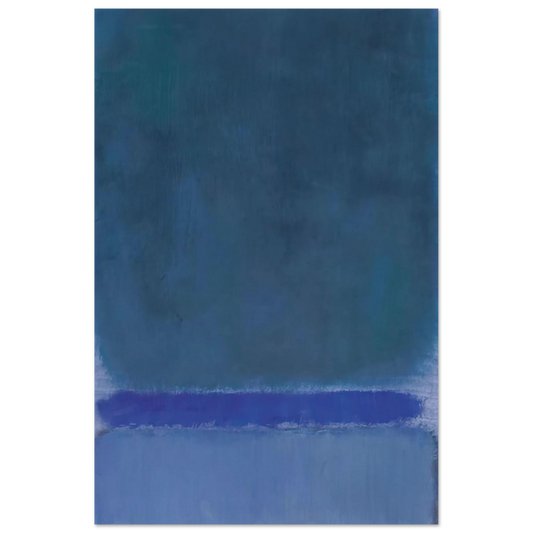 Untitled Green on Blue - 1968 Poster | Mark Rothko Poster | Rothko Prints