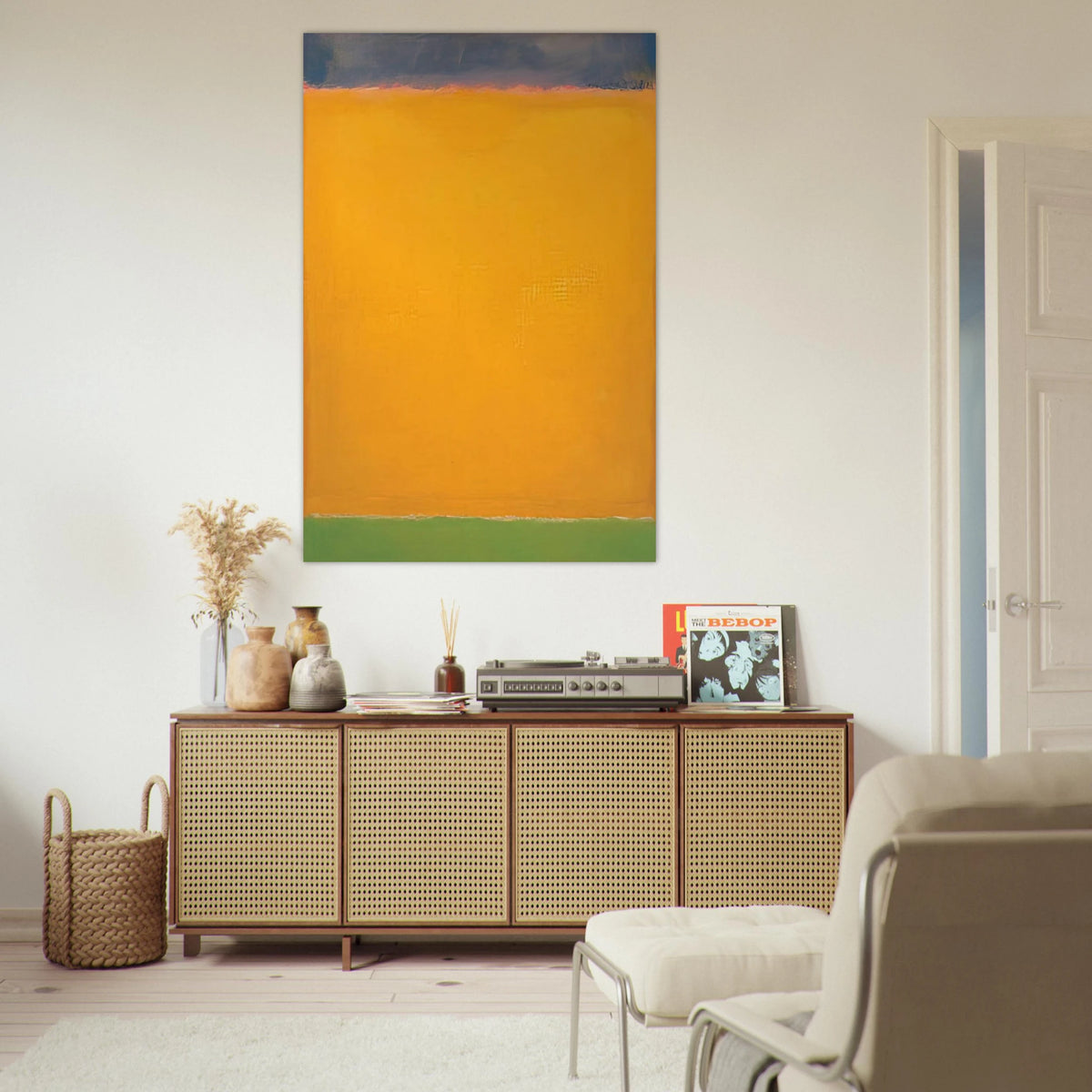 United Blue, Yellow, Green on Red - 1954 Poster | Mark Rothko Poster | Rothko Prints