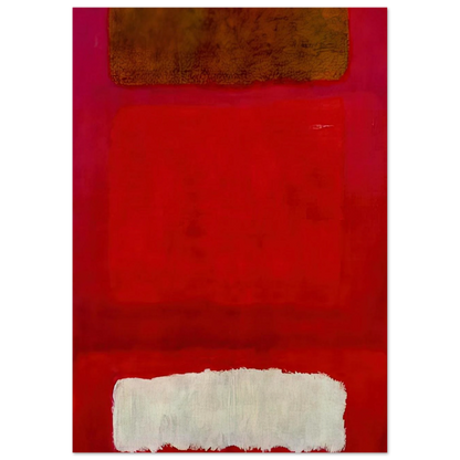 No. 16 Red, White, and Brown - 1957 Poster | Mark Rothko Poster | Rothko Prints