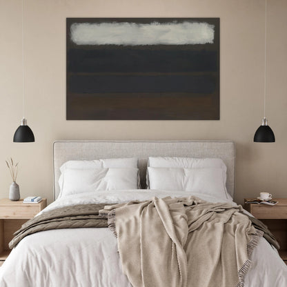 No. 14 Horizontals, White over Darks - 1961 Poster | Mark Rothko Poster | Rothko Prints