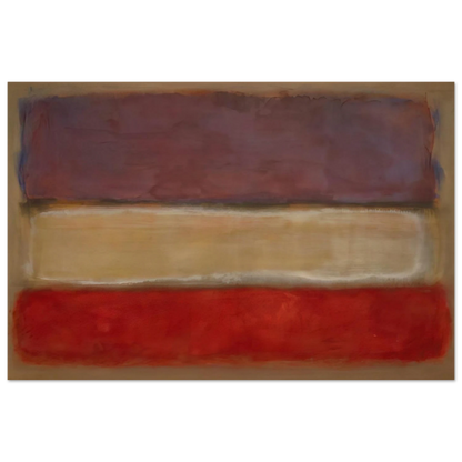 Untitled Purple, White, and Red - 1953 Poster | Mark Rothko Poster | Rothko Prints