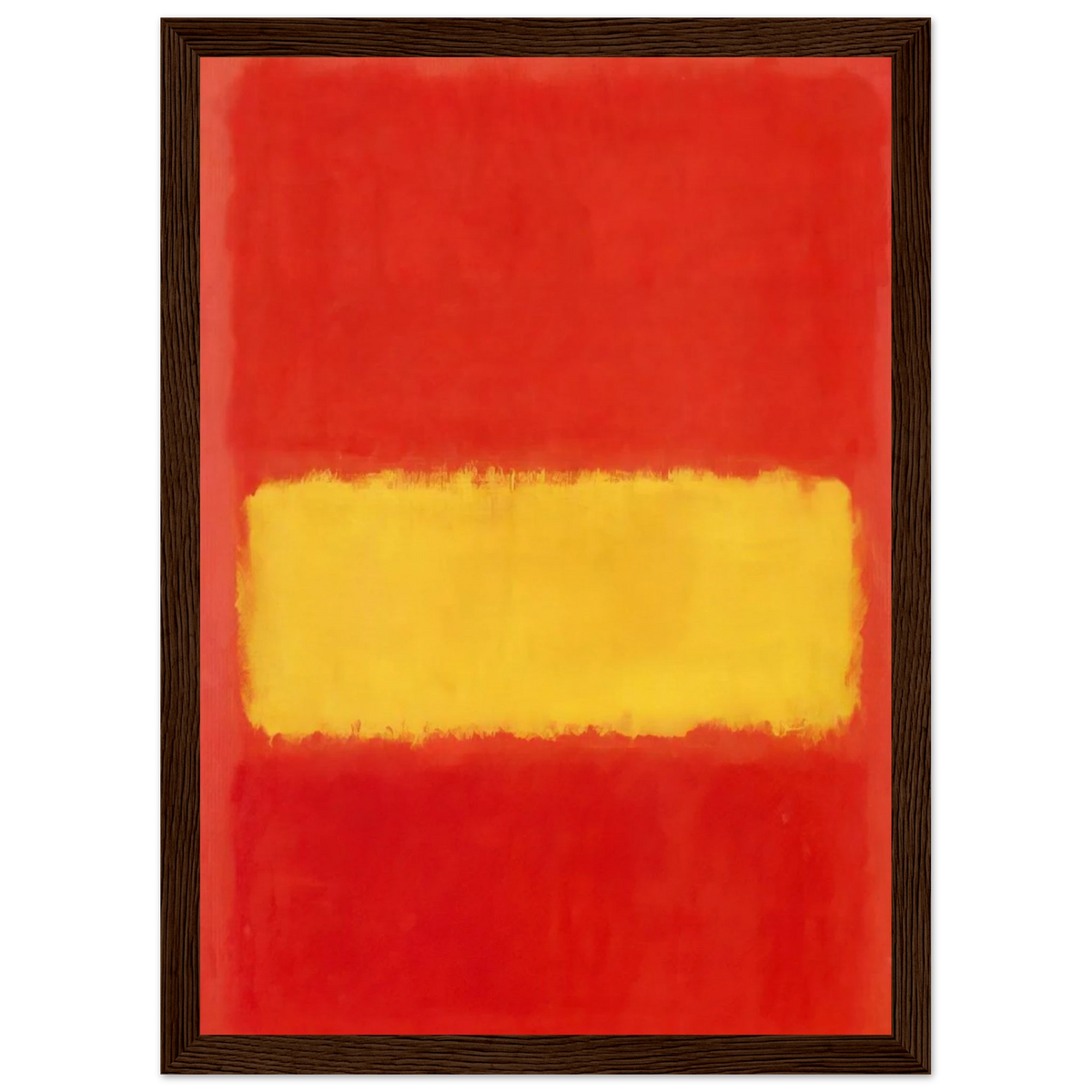 Yellow band - 1956 Framed Poster | Mark Rothko Framed Prints Wall Art | Rothko Prints