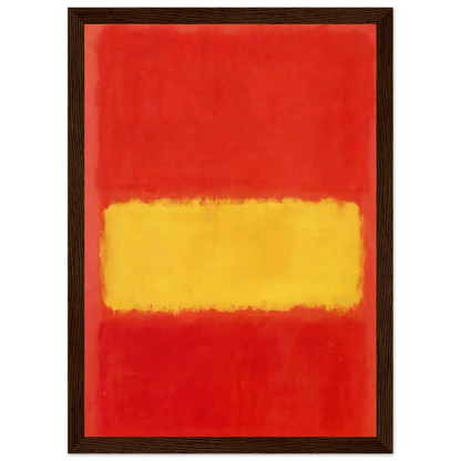 Yellow band - 1956 Framed Poster | Mark Rothko Framed Prints Wall Art | Rothko Prints