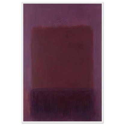 Purple Brown - 1957 Framed Poster | Mark Rothko Framed Prints Wall Art | Rothko Prints