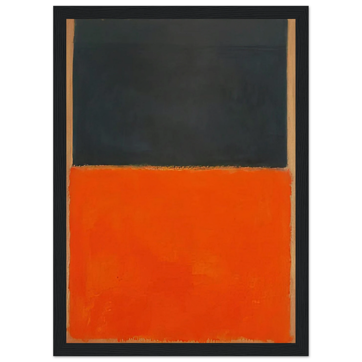 Green and Tangerine on Red - 1956 Framed Poster | Mark Rothko Framed Prints Wall Art | Rothko Prints