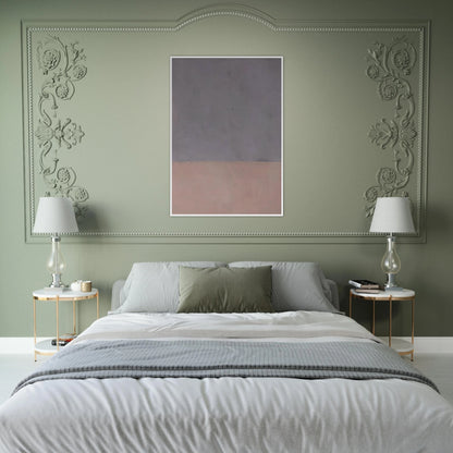 Untitled Gray and Mauve - 1969 Framed Poster | Mark Rothko Framed Prints Wall Art | Rothko Prints