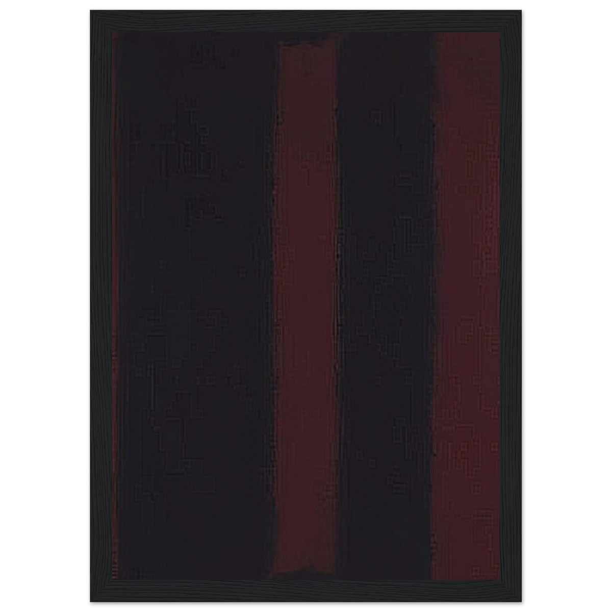 Black on Maroon - 1959 Framed Poster | Mark Rothko Framed Prints Wall Art | Rothko Prints