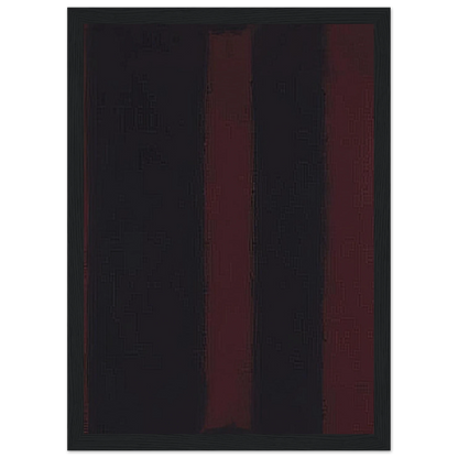 Black on Maroon - 1959 Framed Poster | Mark Rothko Framed Prints Wall Art | Rothko Prints