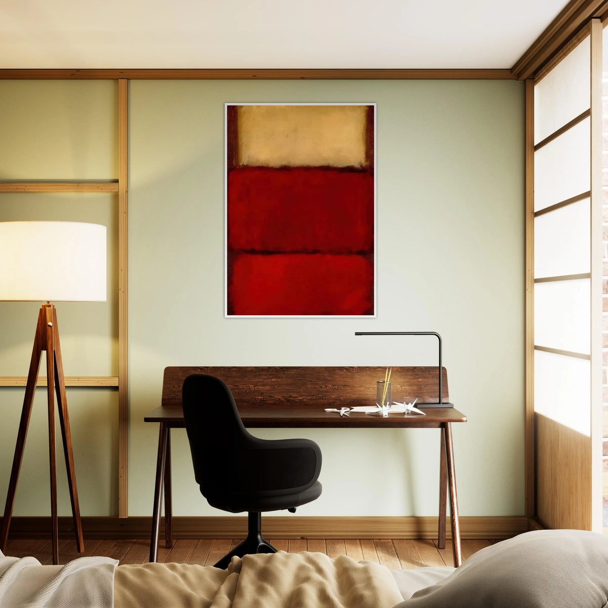 Red - 1964 Framed Poster | Mark Rothko Framed Prints Wall Art | Rothko Prints