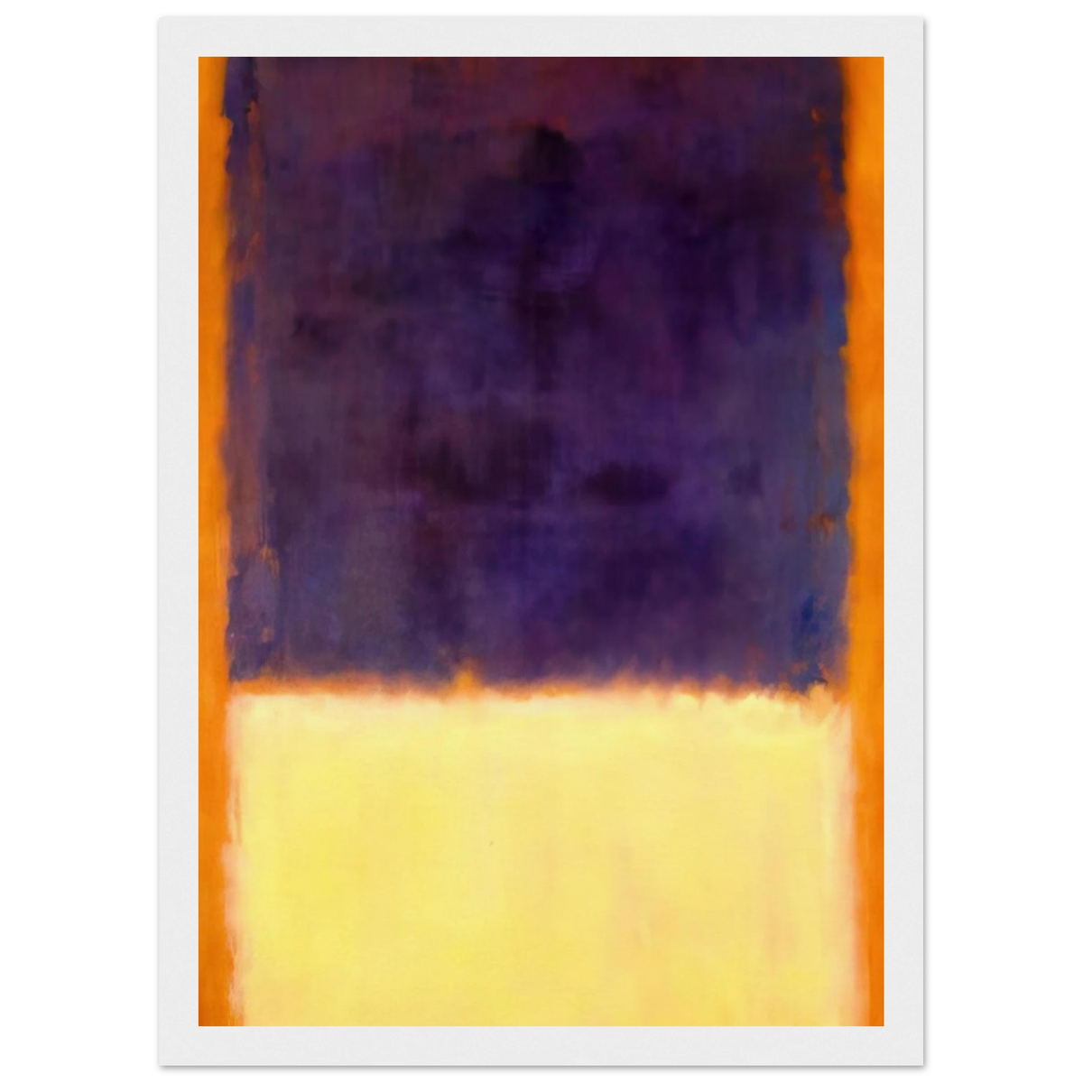 Red, Orange, Tan and Purple - 1954 Framed Poster | Mark Rothko Framed Prints Wall Art | Rothko Prints