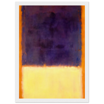 Red, Orange, Tan and Purple - 1954 Framed Poster | Mark Rothko Framed Prints Wall Art | Rothko Prints