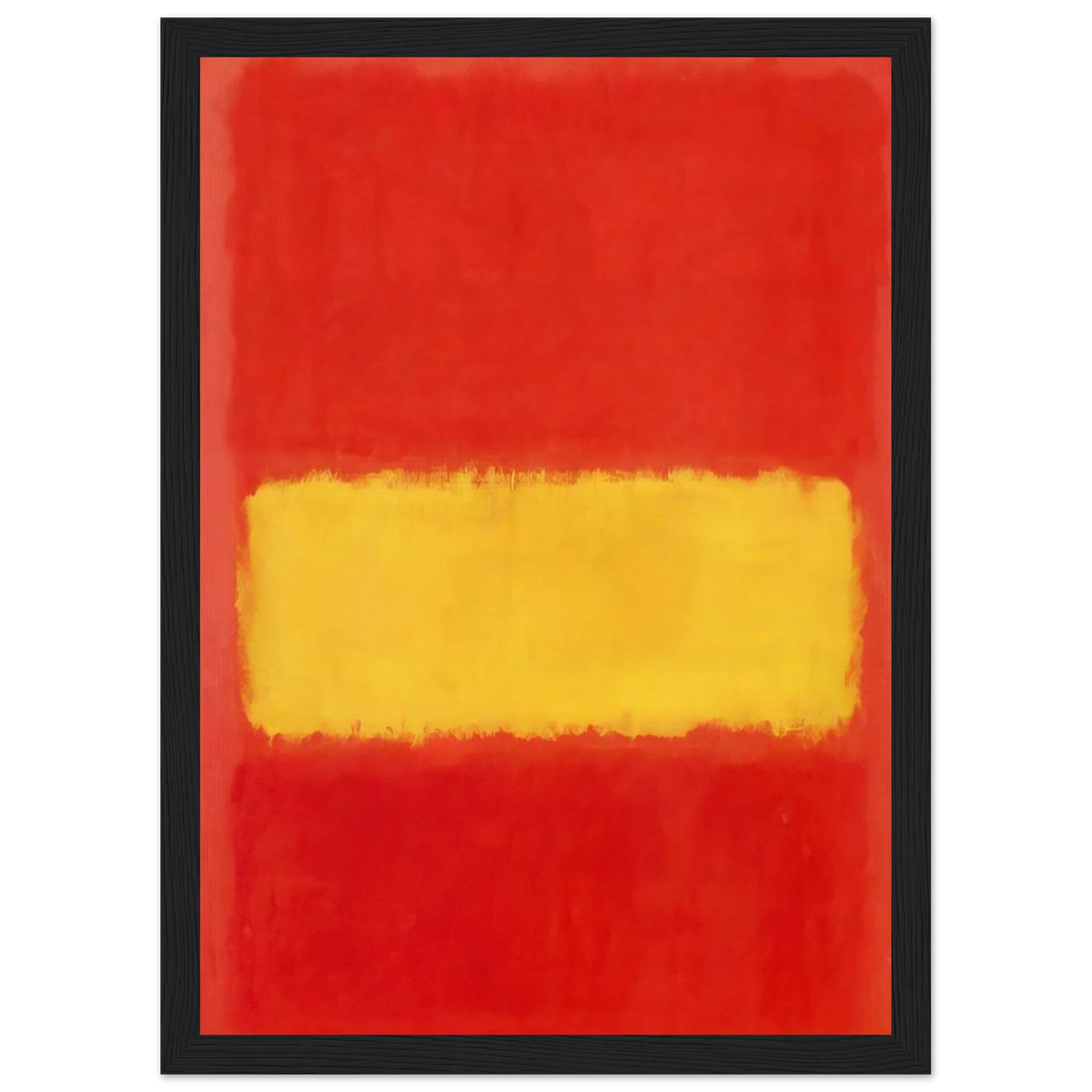 Yellow band - 1956 Framed Poster | Mark Rothko Framed Prints Wall Art | Rothko Prints