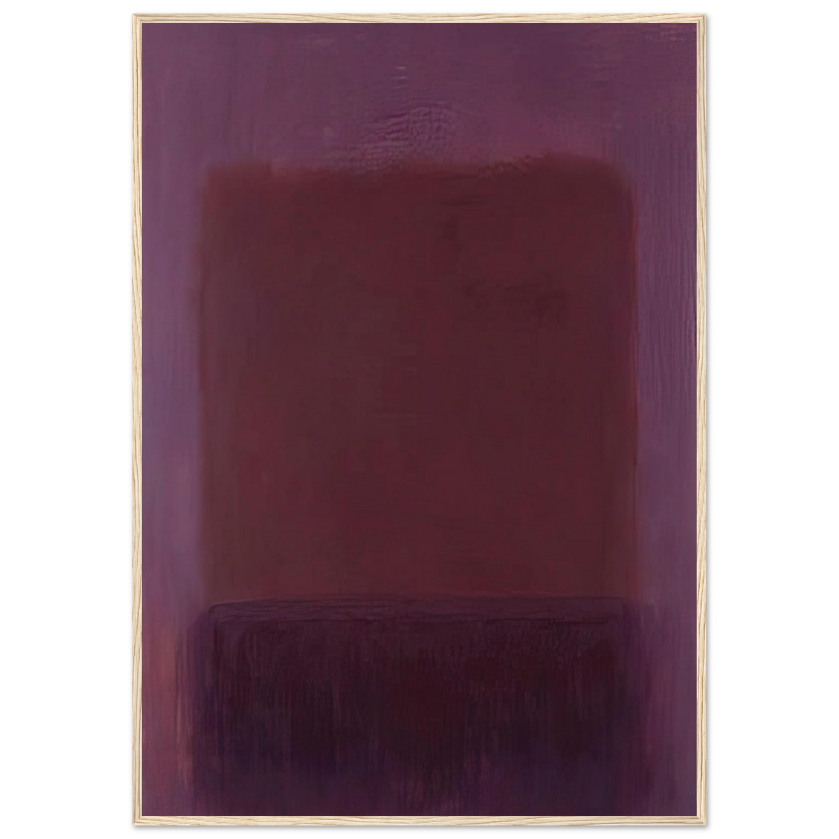 Purple Brown - 1957 Framed Poster | Mark Rothko Framed Prints Wall Art | Rothko Prints
