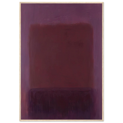 Purple Brown - 1957 Framed Poster | Mark Rothko Framed Prints Wall Art | Rothko Prints