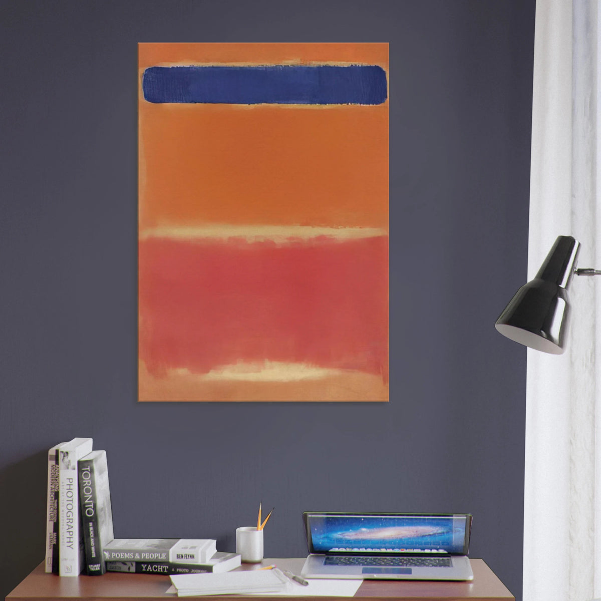 Blue Over Red - 1953 Canvas | Mark Rothko Canvas | Rothko Prints