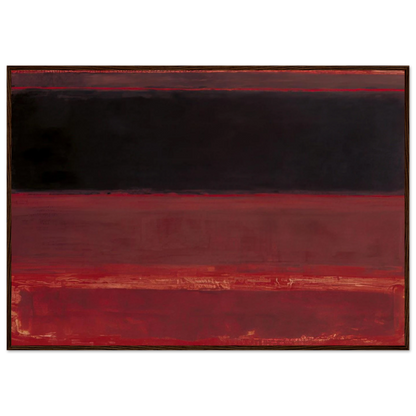 Four Darks in Red - 1958 Framed Poster | Mark Rothko Framed Prints Wall Art | Rothko Prints