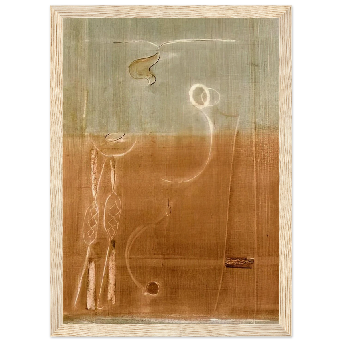 Aubade - 1944 Framed Poster | Mark Rothko Framed Prints Wall Art | Rothko Prints