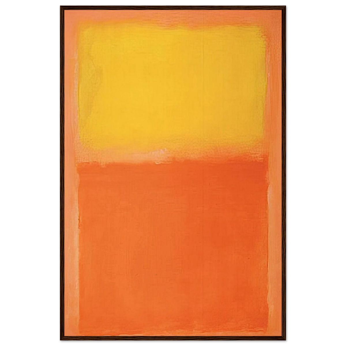 Orange and Yellow - 1956 Framed Poster | Mark Rothko Framed Prints Wall Art | Rothko Prints
