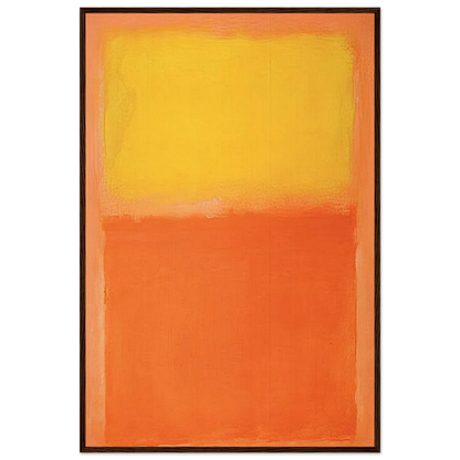 Orange and Yellow - 1956 Framed Poster | Mark Rothko Framed Prints Wall Art | Rothko Prints