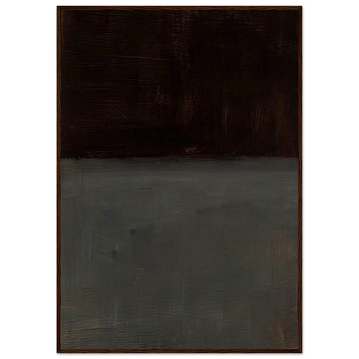 Untitled brown and gray - 1969 Framed Poster | Mark Rothko Framed Prints Wall Art | Rothko Prints