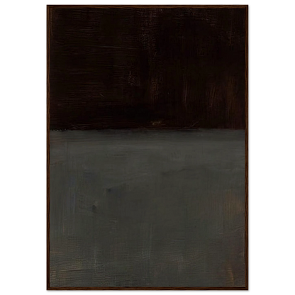Untitled brown and gray - 1969 Framed Poster | Mark Rothko Framed Prints Wall Art | Rothko Prints