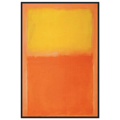 Orange and Yellow - 1956 Framed Poster | Mark Rothko Framed Prints Wall Art | Rothko Prints