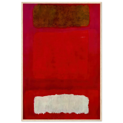 No. 16 Red, White, and Brown - 1957 Framed Poster | Mark Rothko Framed Prints Wall Art | Rothko Prints