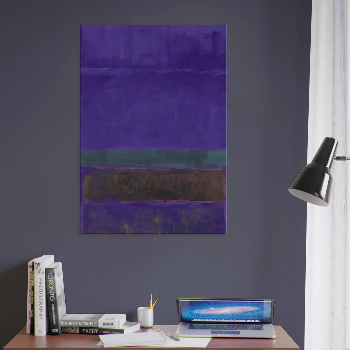 Untitled [Blue, Green, and Brown] - 1952 Canvas | Mark Rothko Canvas | Rothko Prints
