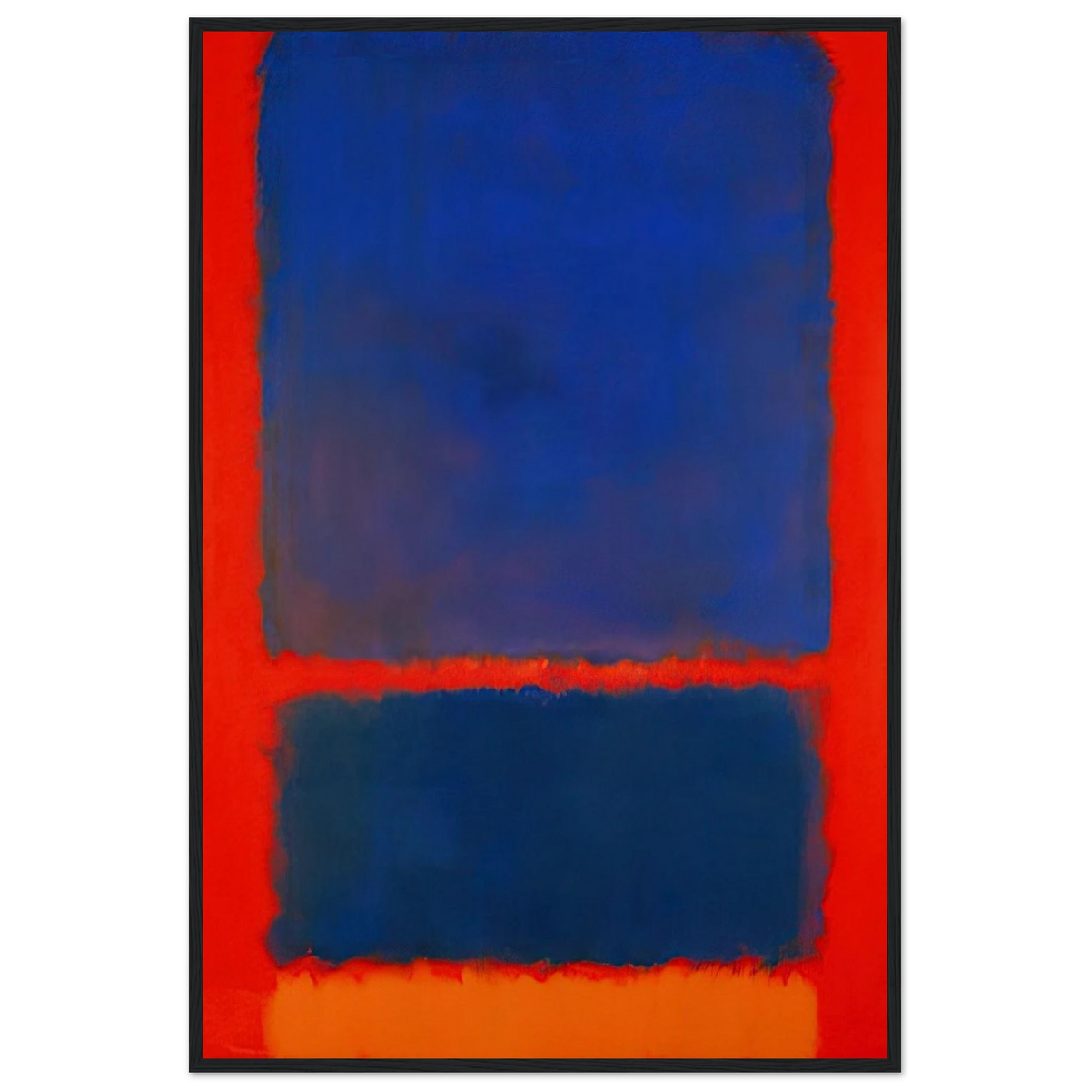 Blue, Orange, Red - 1961 Framed Poster | Mark Rothko Framed Prints Wall Art | Rothko Prints
