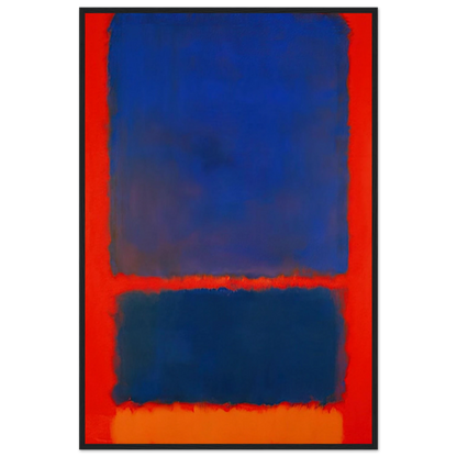 Blue, Orange, Red - 1961 Framed Poster | Mark Rothko Framed Prints Wall Art | Rothko Prints