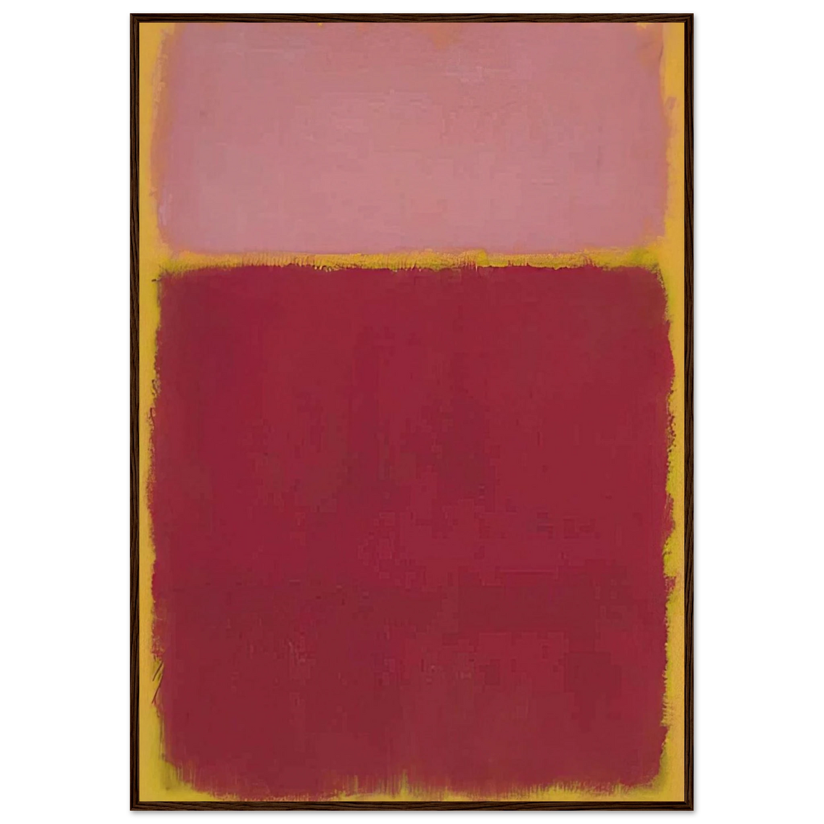 Untitled No. 17 - 1961 Framed Poster | Mark Rothko Framed Prints Wall Art | Rothko Prints