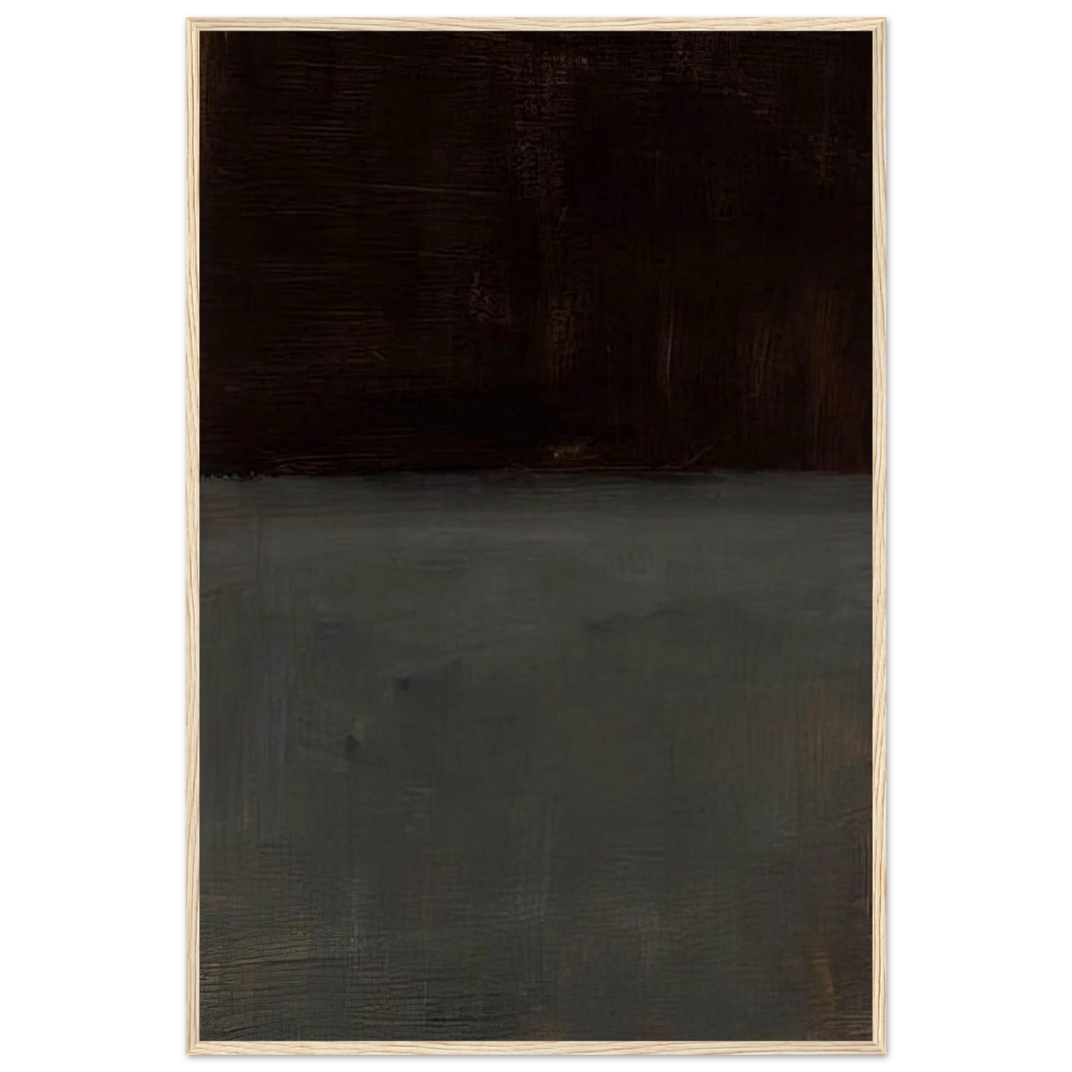 Untitled brown and gray - 1969 Framed Poster | Mark Rothko Framed Prints Wall Art | Rothko Prints