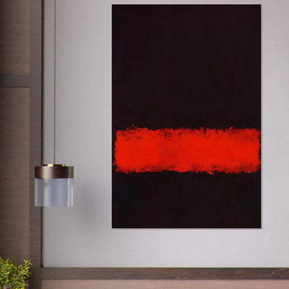 Black, Red and Black - 1968 Poster | Mark Rothko Poster | Rothko Prints