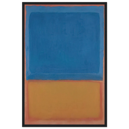 Untitled Red, Blue, Orange - 1955 Framed Poster | Mark Rothko Framed Prints Wall Art | Rothko Prints