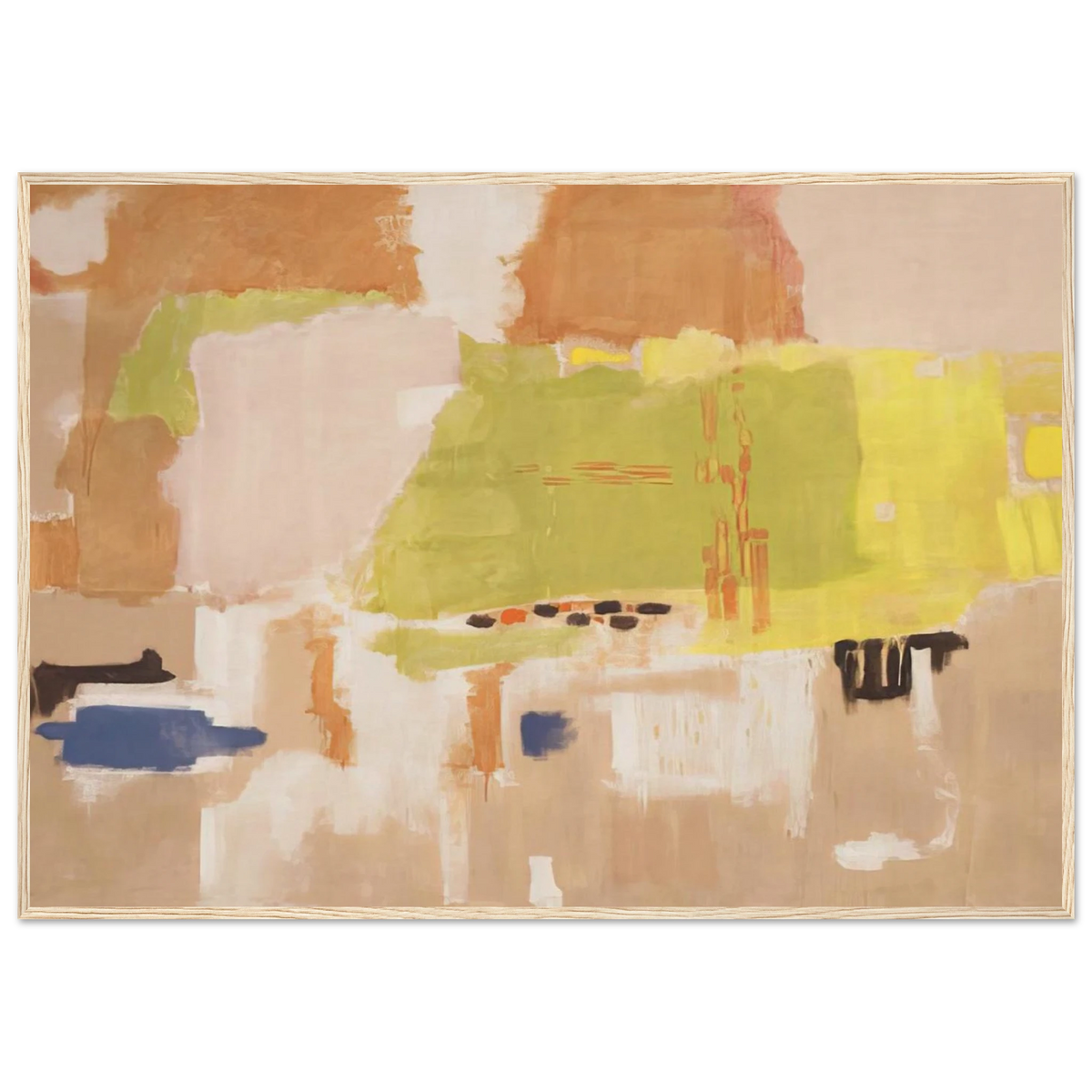 No.1 Untitled - 1948 Framed Poster | Mark Rothko Framed Prints Wall Art | Rothko Prints