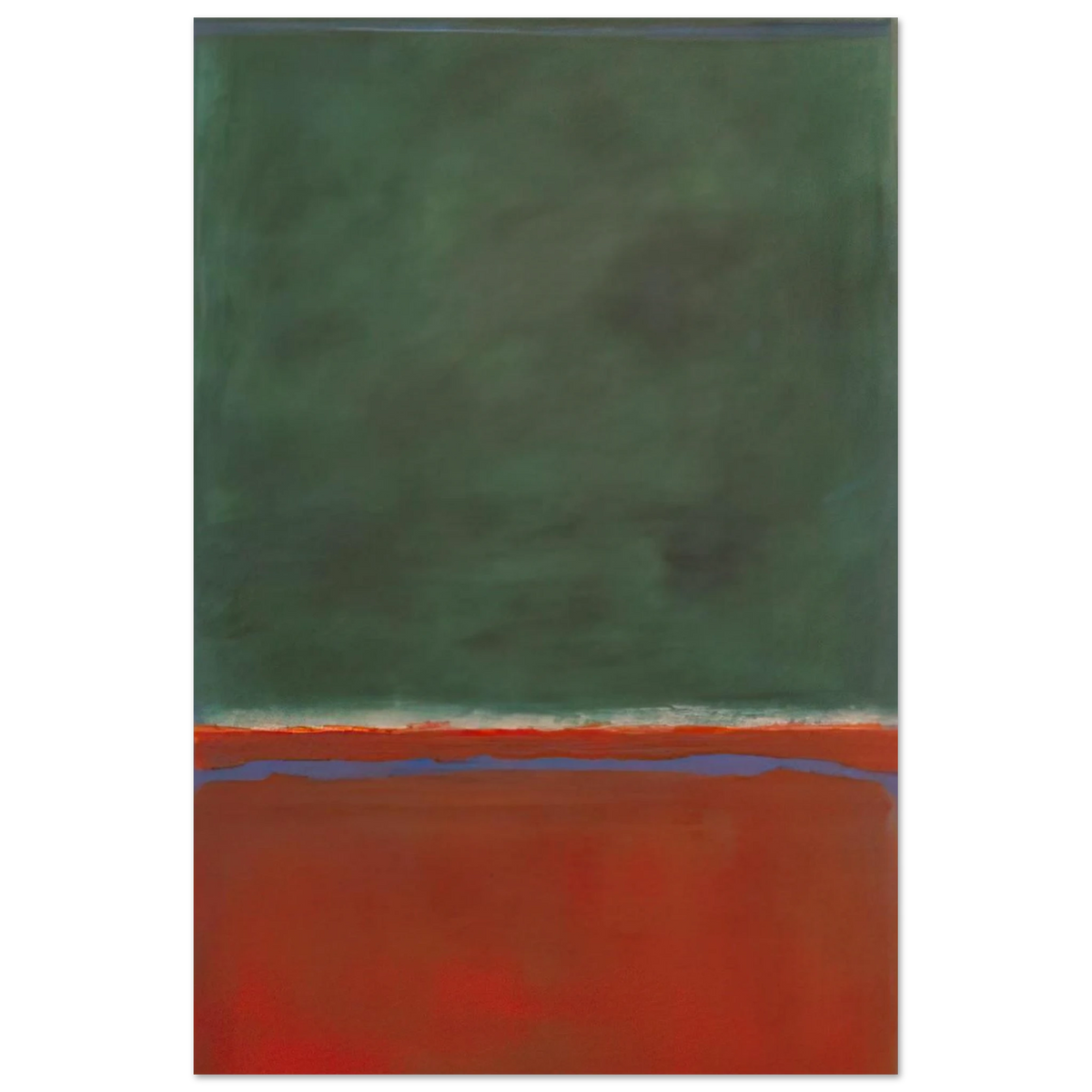 Green and Maroon - 1953 Poster | Mark Rothko Poster | Rothko Prints