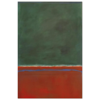 Green and Maroon - 1953 Poster | Mark Rothko Poster | Rothko Prints