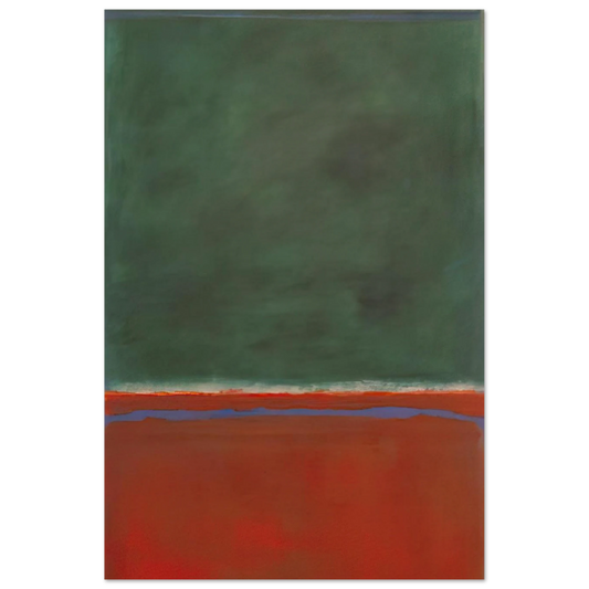 Green and Maroon - 1953 Poster | Mark Rothko Poster | Rothko Prints
