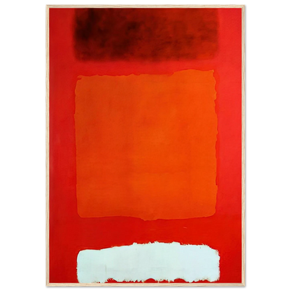 Red, White, and Brown - 1957 Framed Poster | Mark Rothko Framed Prints Wall Art | Rothko Prints