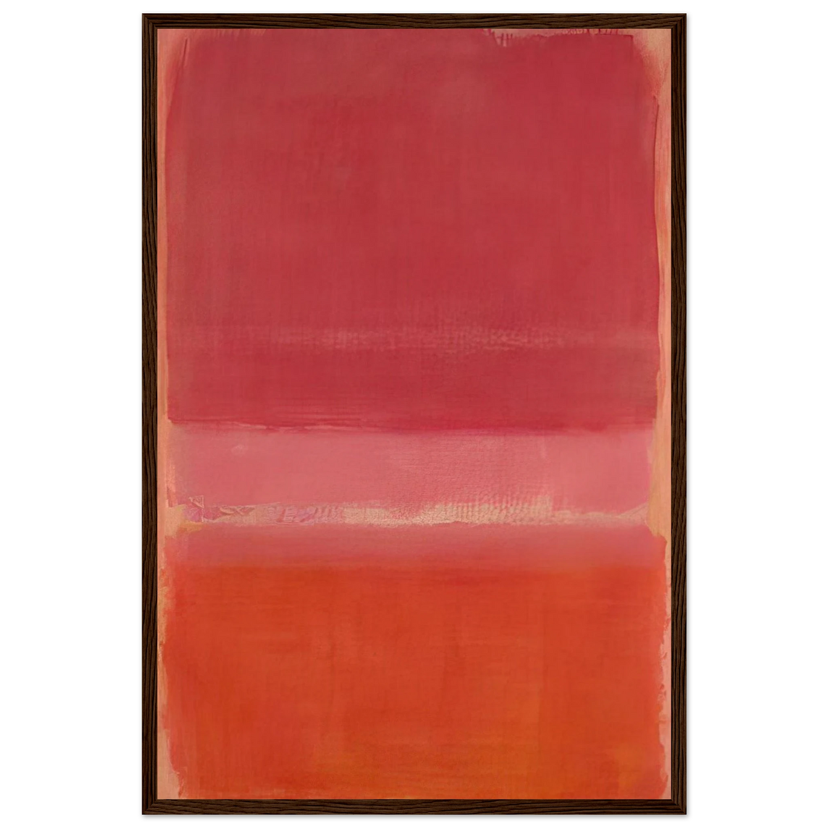 Untitled Red - 1956 Framed Poster | Mark Rothko Framed Prints Wall Art | Rothko Prints