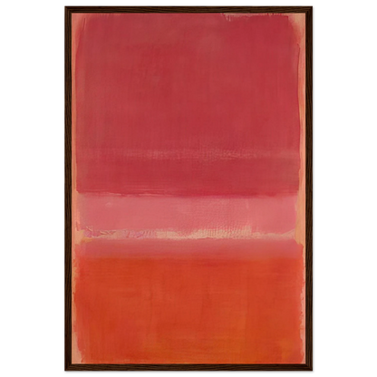 Untitled Red - 1956 Framed Poster | Mark Rothko Framed Prints Wall Art | Rothko Prints