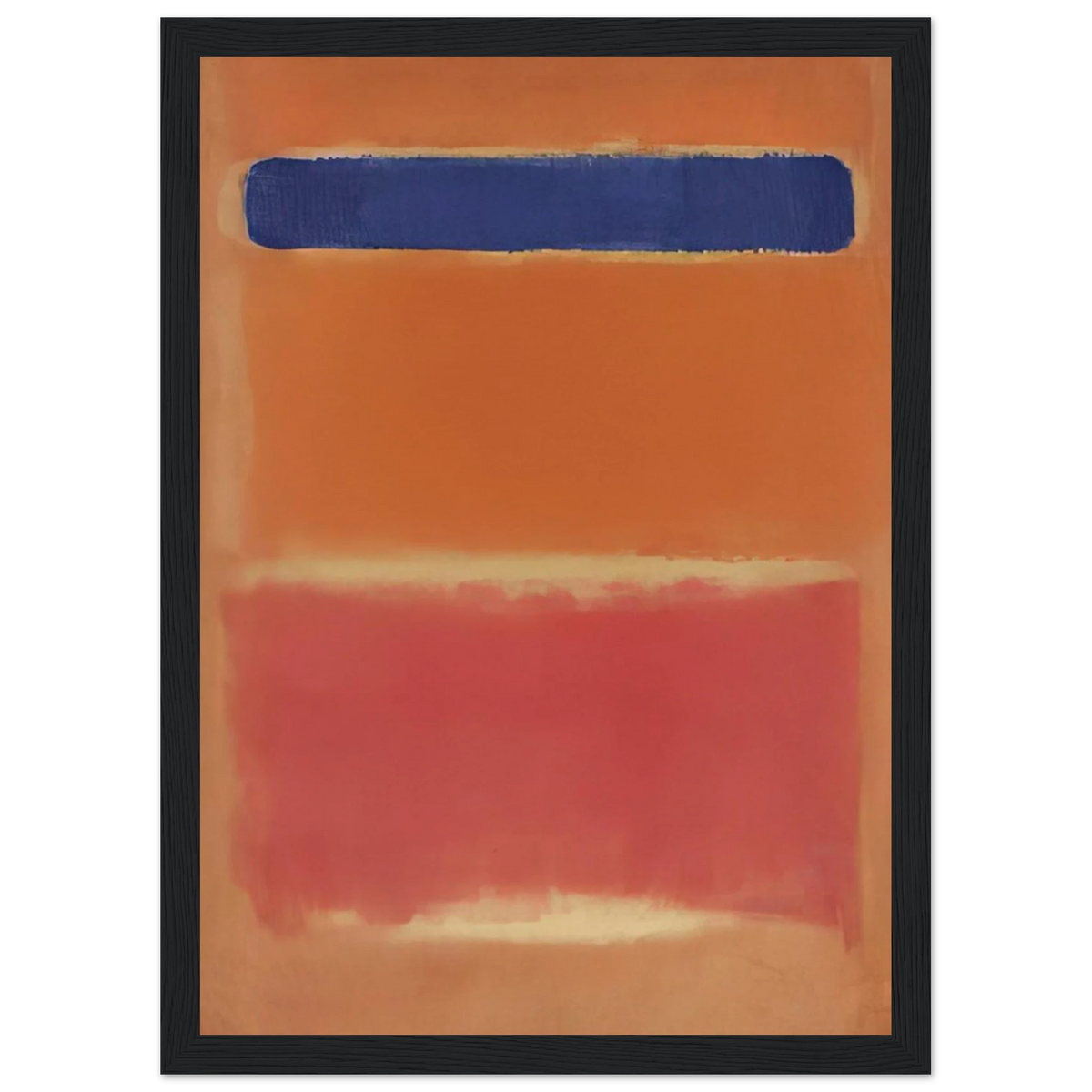 Blue Over Red - 1953 Framed Poster | Mark Rothko Framed Prints Wall Art | Rothko Prints
