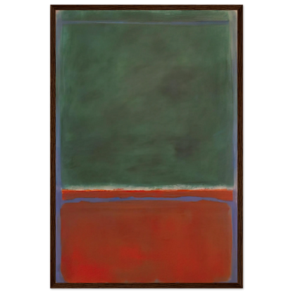 Green and Maroon - 1953 Framed Poster | Mark Rothko Framed Prints Wall Art | Rothko Prints