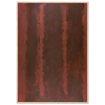 Black on Maroon - 1958 Framed Poster | Mark Rothko Framed Prints Wall Art | Rothko Prints