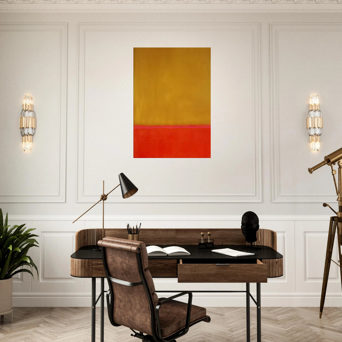 Ochre and Red on Red - 1954 Canvas | Mark Rothko Canvas | Rothko Prints