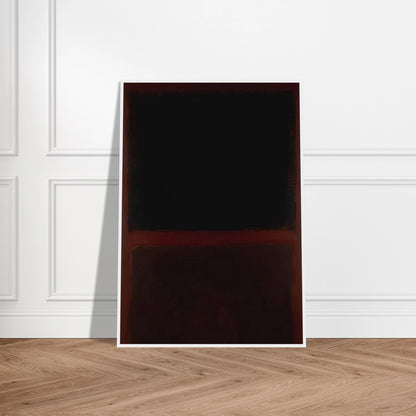 Black on Dark Sienna on Purple - 1960 Framed Poster | Mark Rothko Framed Prints Wall Art | Rothko Prints